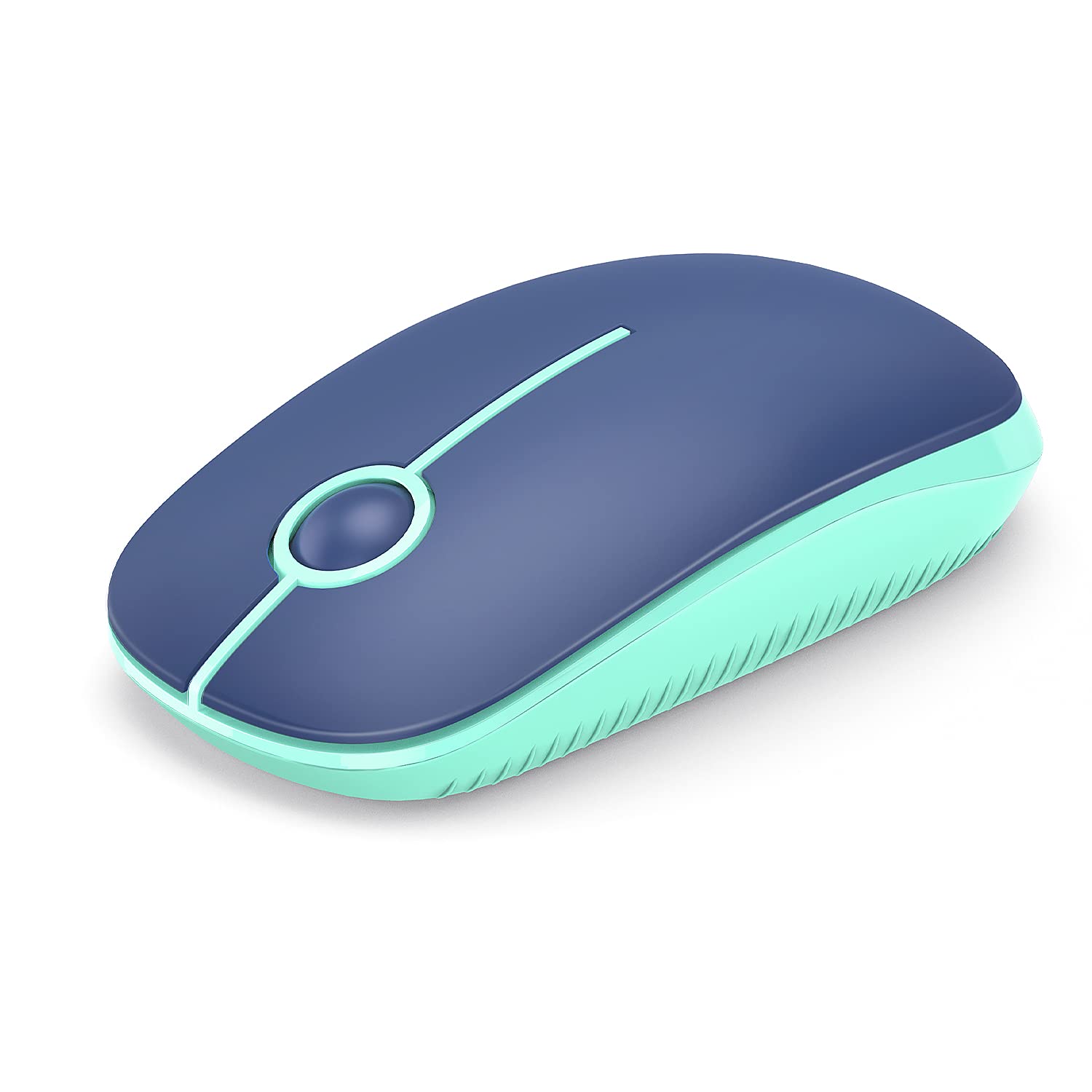 Photo 1 of Vssoplor Wireless Mouse, 2.4G Slim Portable Computer Laptop Mouse with Nano Receiver Quiet Silent Optical Mice for Notebook, PC, Laptop, Computer-Blue and Green