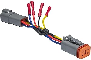 LEDGlow Add-On Power Harness for 1994+ Harley Davidson Touring Motorcycles - Easily Power Motorcycle Underglow Accent Lighting Kits or 12-Volt Accessories