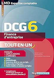 DCG 6, finance d'entreprise