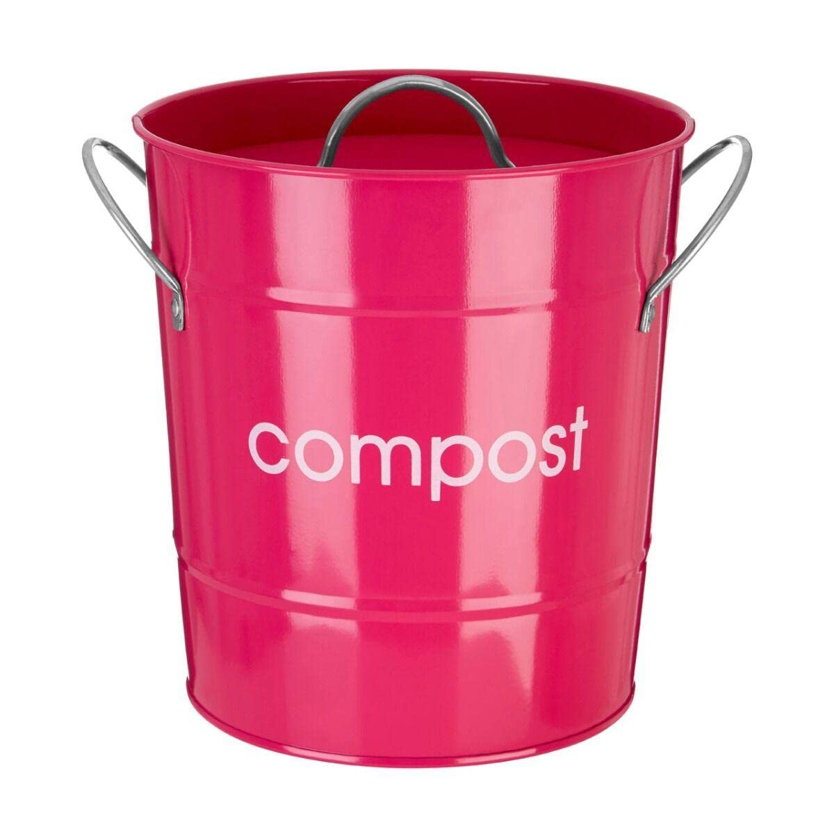 Premier Housewares Compost Bin - Hot Pink