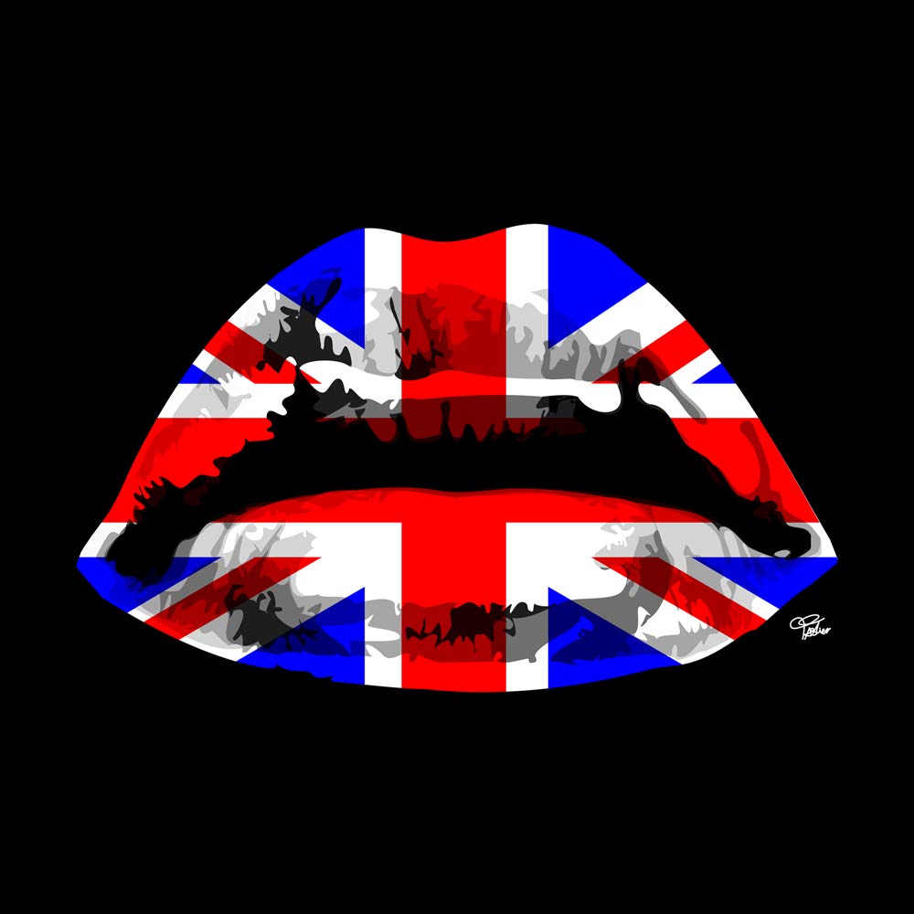 International Graphics - Finished Picture - Morgan, Paslier - ''England Kiss''- 30 x 30 cm - Direct printing on acrylic glass
