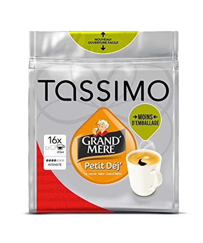TassimoGrandmere Petit Dejeuner, Large Cup Size - (1 x 16 Drinks)