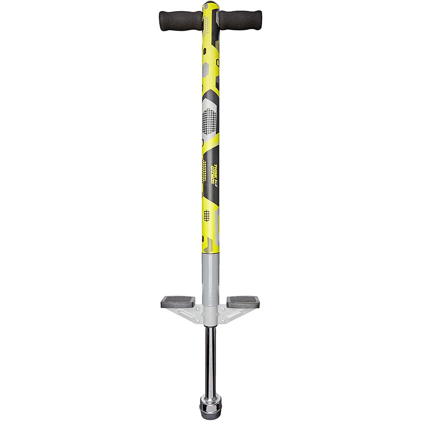 Think Gizmos Pogo Stick for Kids Ages 5 and Up & Between 40 to 80 Pounds - Master This Foam Covered Kids Pogo Stick for Beginners (Yellow & Black)