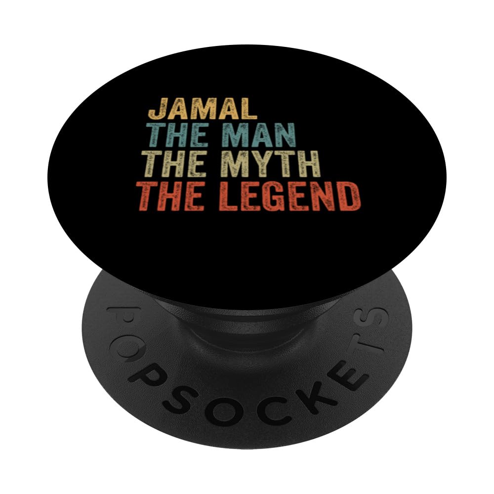 Jamal the man the myth the legend PopSockets Swappable PopGrip