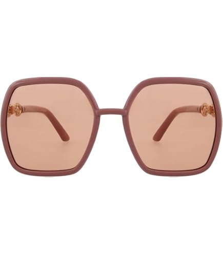 Gucci GG1314S 005 Beige/Brown Mirrored Oversized Square  display picture 3