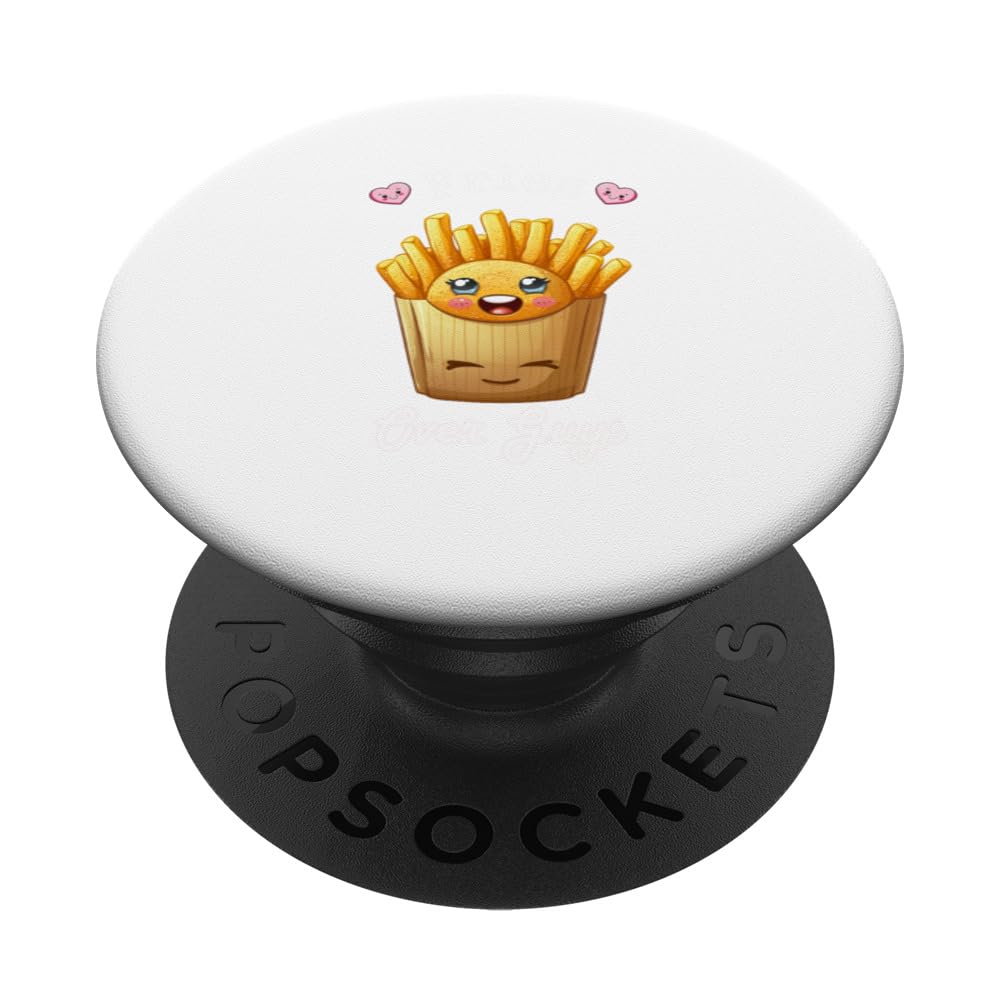 Funny Fries Over Guys Break Up Snack Lover Fries Box PopSockets Swappable PopGrip
