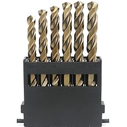 Metric Cobalt Drill Bits Set 1-13mm 25PCS, M35 high