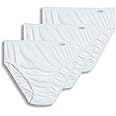 Jockey Women's Underwear Elance French Cut - 3 Pack Underwear Women Pack, 100% Cotton