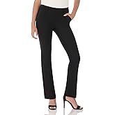 Rekucci Women's Ease into Comfort Classic Bootcut Pant w/Tummy Control