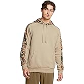 Under Armour Men’s Rival Fleece Camo Blocked Hoodie | Ultra-Soft Cotton Blend Hoodies for Men with Kangaroo Pocket