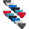 U.S. Polo Assn. Mens Bikini Underwear - 12 Pack String & Classic Cut Mens Briefs (Sizes S-3XL)