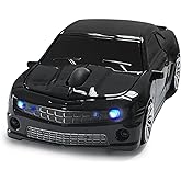 WUQIDA Car Mouse for Compuer, Funny Sport Car Shaped Computer Mouse, 2.4Ghz Wireless Mouse Car Mouse with USB Reciver for Laptop, PC (Black)