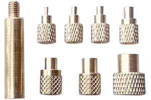 3DZWMAN Soldering Tips/Heat-Set Insert Tips for M2, M2.5, M3, M4,M5,M6,1/4 and M8 Inserts. for Soldering Iron Applied for Connecting 3D Printed Accessories/3D Print Tool Set