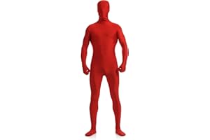 ATHX Men's and Women's Bodysuit Costume Stretchy Spandex Unitard Halloween Cosplay Full Body Suit Zentai Skin Suit