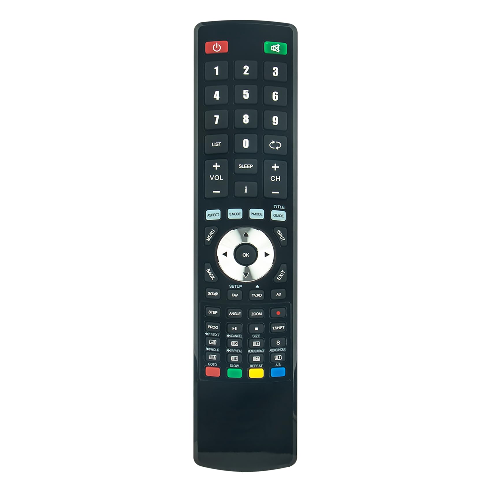 AULCMEET Remote Control Replace fit for Logik LCD DVD TV L22DVDB10 L22DVDB20 L24DVDB19 RC-SY023 L19DVDB10 L24DVDB10 LE19-A13BTCDG888