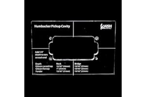 Dopro Acrylic Humbucker Pickup Routing Template Pickup Templates for Guitar Body
