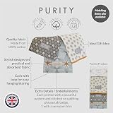 Cooksmart 5-Piece Apron Oven Glove Tea Towel Set Purity Kitchen Accessories view 4