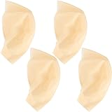 Bald Caps Latex Bald Cap for Adults Makeup Bald Head Wig Cap Costume Accessory (4 Packs, Big Size)