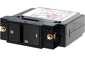 Blue Sea Systems A-Series Single Pole Rocker Circuit Breakers