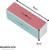 Manicare 4 Way Buffing Block Nail File & Buffer Shaping Smoothing Gloss view 3