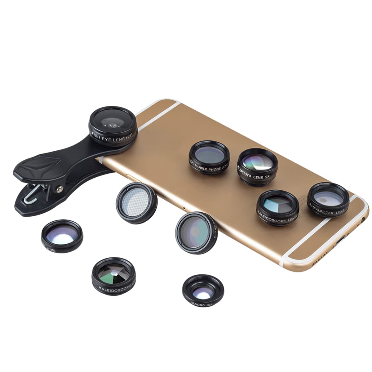 10 in 1 Mobile Phone Camera Lens Kit Wide Angle Macro