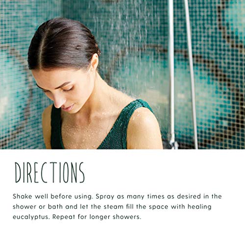 Eucalyptus Aromatherapy Shower Spray, Relaxing Aromatherapy Shower Mist