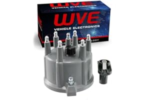 SIXITY AUTO Wells WVE Distributor Cap & Rotor Kit compatible with Jeep Cherokee Grand Cherokee TJ Wrangler 4.0L L6 1994-1999