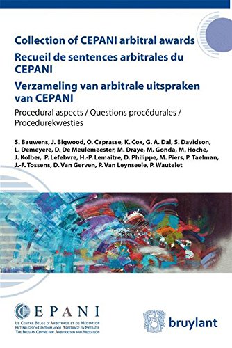 Collection of CEPANI arbitral awards