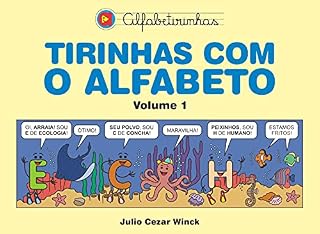 Livro Tirinhas com o Alfabeto Volume 1: Livro de quadrinhos para crianças