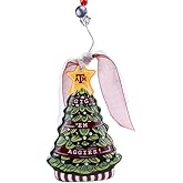 Glory Haus Texas A&M Collegiate Christmas Tree Ornament - Gig 'Em Aggies Hanging Tree Puff Christmas Decor for Texas Aggies Fans - Ceramic Hand-Painted NCAA-Themed Christmas Tree Decorations