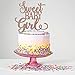 Sweet Baby Girl Cake Topper Rose Gold Glitter Baby Shower Girl Cake Topper Baby Girl Cake Topper for Baby Shower, Its A Girl Cake Toppers, Baby Girl Cake Topper, Girl Baby Shower Cake Topper