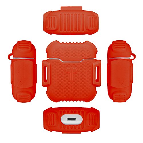 image for Deke Home AirPod Case with strap. Full Protective Cover Portable Silic