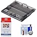 Canon PCC-CP400 Card Size Cassette for Selphy CP1200, CP1300 Printers with KC-36IP Color Ink Paper Set + Cleaning Kit