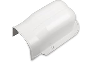 MOOITEK 4" 16.5Ft PVC Decorative Line Cover Kit for Ductless Mini Split Air Conditioners (4" Wall Cover)