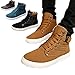 Gaorui Fashion Men Suede Martin Boots Lace up Loafers High Top Sneakers Ankle Shoes