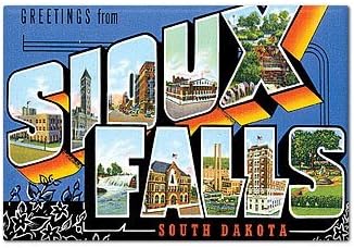 Greetings from Sioux Falls South Dakota Fridge Magnet