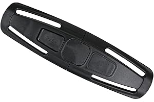 CAOXIONG Seat Chest Harness Seat Safety Belt Buckle Universal for Kids Baby Carseat,Buckle Lock Seat Belt Replacement Kit (Black)