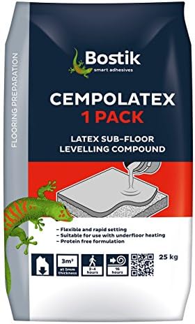 Bostik 30812516 25 kg Cempolatex Sub-Floor Levelling Compound - Grey