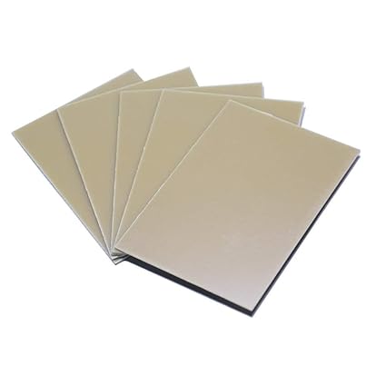 Nktronics Single Side Glass epoxy FR-4 Copper clad PCB Board 10x7cm Pack of 5 pcs