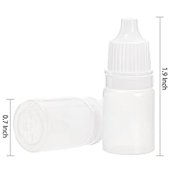 Nicunom 150 Pcs Plastic Dropper Bottle, 5ML Empty