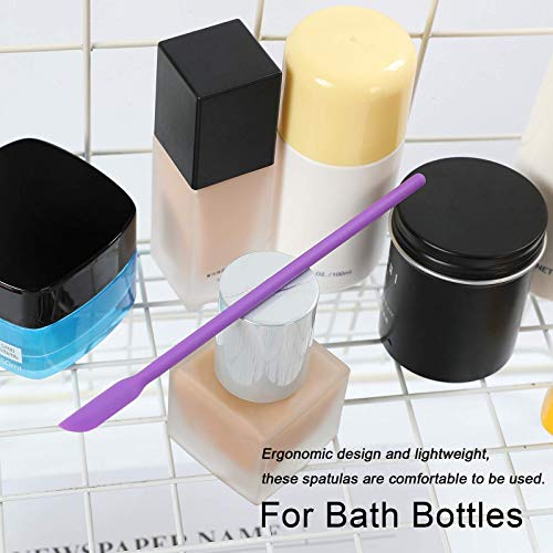 ARABOSTON Mini Silicone Spatula 4 Pack Small Spatula for Makeup Thin