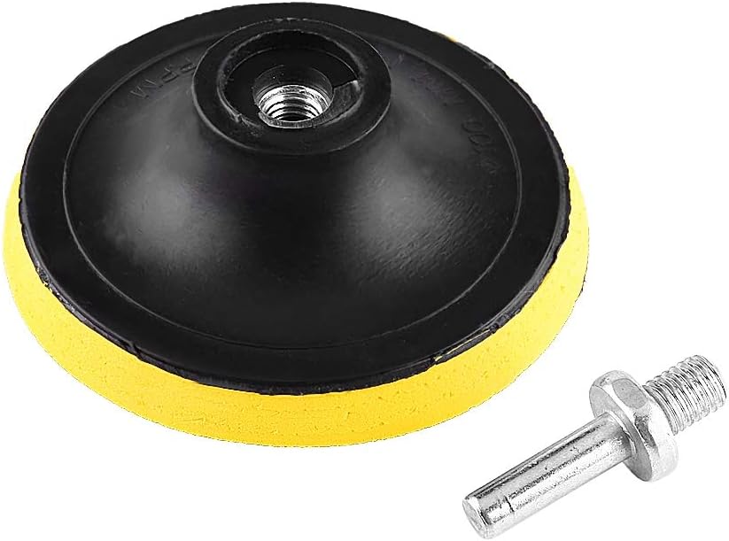 Qiilu Sponge Polishing Pad,10Pcs Sponge Polishing Buffing Waxing Pad Kit For Car Polisher Buffer With Drill Adapter(3in) - Image 4