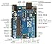 Arduino Uno R3 Development Board, Kit Microcontroller Based on ATmega328 and ATMEGA16U2 with USB Cable for Arduino, Original