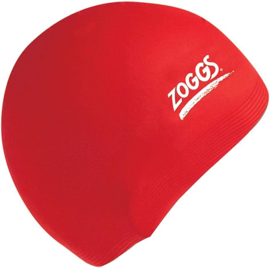 Zoggs Junior Silicone Swimming Cap, Age 614 yrs, Red Buy Online at