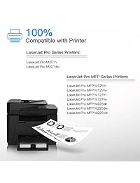 LxTek   Cartucho de tóner compatible con HP 83A CF283A de alto rendimiento, utilizado en HP Laserjet Pro M201dw M201n, Laserjet Pro MFP M225dn M225dw M125a M125nw M127fn M127fw M127fp M125rnw (negro, 2 unidades)