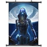 Talizorah Nar Rayya Mass Effect Game(1) Art Poster Home Decor Wall Scroll Poster Fabric Painting 23.6 X 35.4 Inch (60cm X 90 cm)
