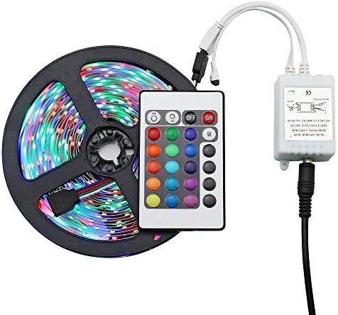 Sensational Nation Waterproof RGB Remote Control LED Strip, Light Colour Changing for Diwali and Christmas Lighting (Multicolour)