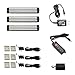 Lightkiwi T8668 6 Inch Warm White Modular LED Under Cabinet Lighting - Premium Kit (3 Panels)