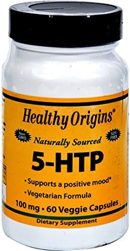 2Pack! Healthy Origins Natural 5-HTP - 100 mg - 60 Capsules