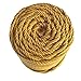 Macrame rope 4mm MUSTARD cotton rope 460 feet mustard macrame cord 153 yard cotton rope for macrame projects - Handmade Decorations Macrame Wall Hangings Plant Hanger Crocheting Bohemia DIY (4mm)